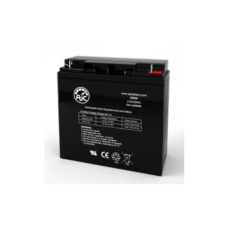 Battery Clerk AJC FCI B17R Sealed Lead Acid Replacement Battery 22Ah, 12V, NB AJC-D22S-A-1-156306